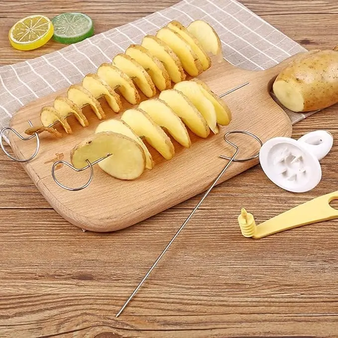 Tornado Potato Spiral Manual Cutter Slicer - 4 Spits 4.webp